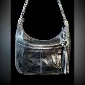 Brighton Silver Boho Purse